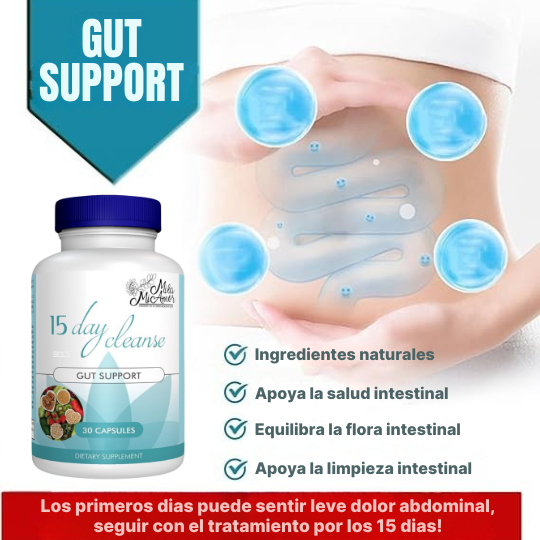 Suplemento Desintoxicante Intestinal 15 D Cleanse 🥰