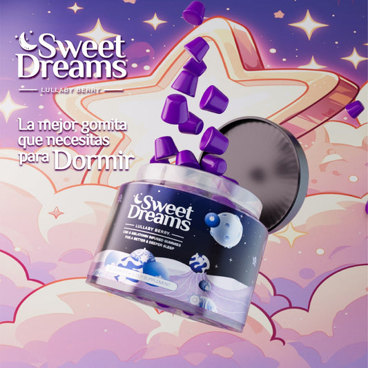 Gomitas Moradas Sweet Dreams de Melatonina para conciliar el sueño (Importado)🥰🥰