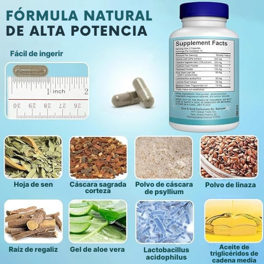Suplemento Desintoxicante Intestinal 15 D Cleanse 🥰
